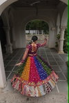 Lw 7138 Georgette Print Gamthi Work Chaniya Choli Collections